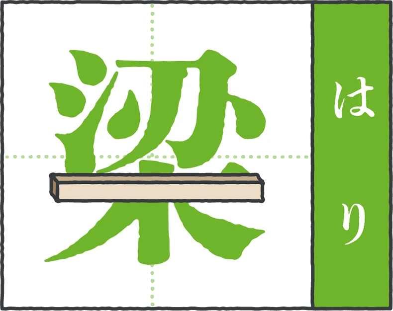 お家にまつわる難読漢字「梁」