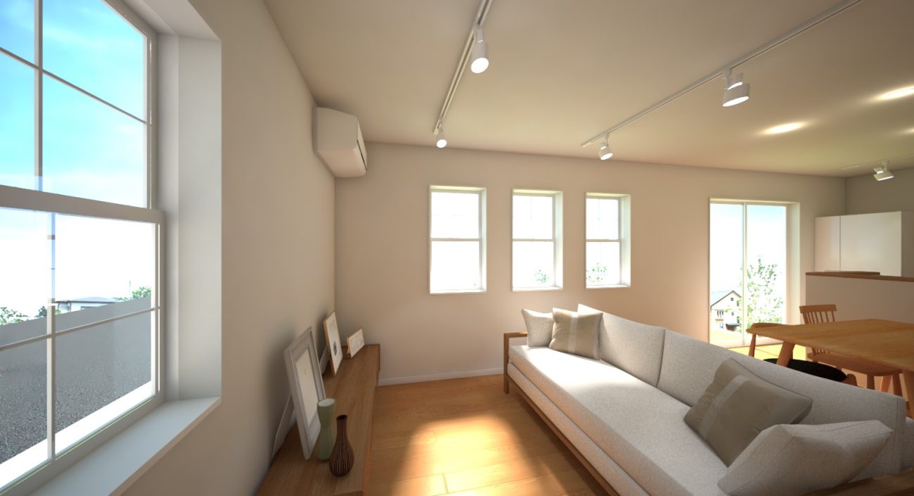 8月完成予定　吉野（西菖蒲谷）モデル【LATTE】 2階建て 3LDK+WIC