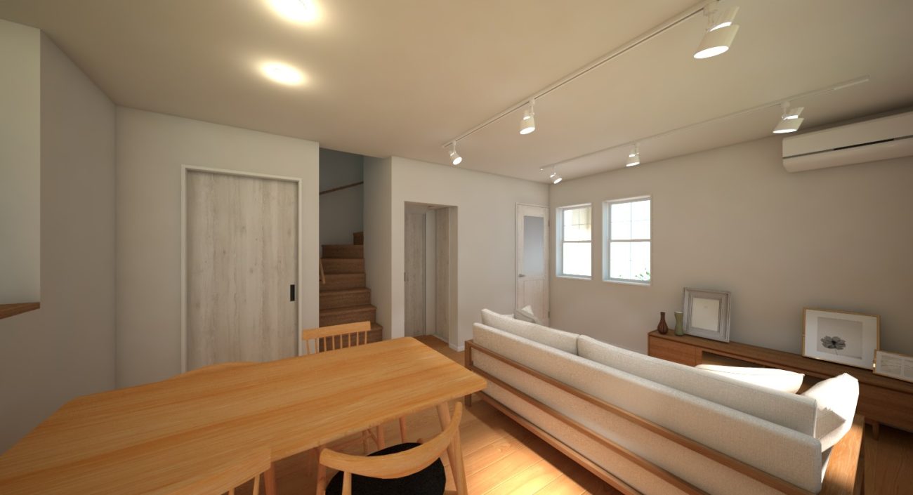 8月完成予定　吉野（西菖蒲谷）モデル【LATTE】 2階建て 3LDK+WIC