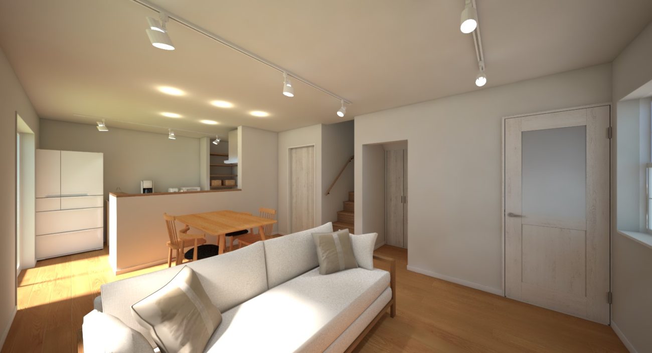 8月完成予定　吉野（西菖蒲谷）モデル【LATTE】 2階建て 3LDK+WIC